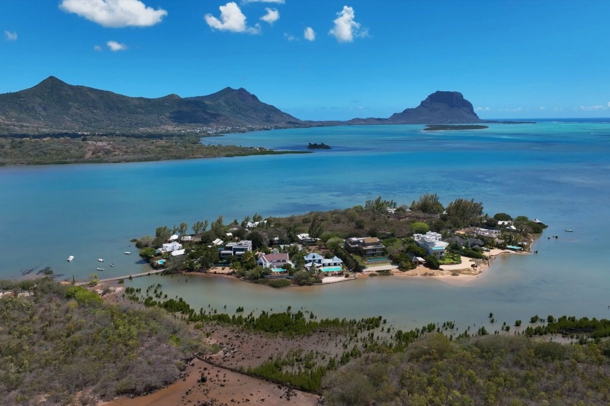 Vue panoramique côte ouest de Maurice